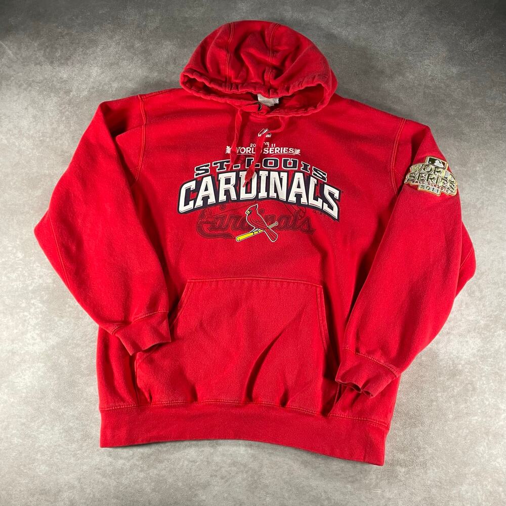 2011 St. Louis Cardinals Baseball World Series Hoodie Large